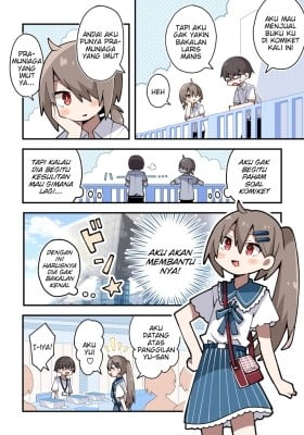 A man's daughter who cosplays as a woman and works as a saleswoman (Colored)
